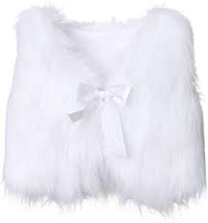Picture of HOME 7- Babaluno Baby Faux Lamb Fur Gilet ROYAL BLUE